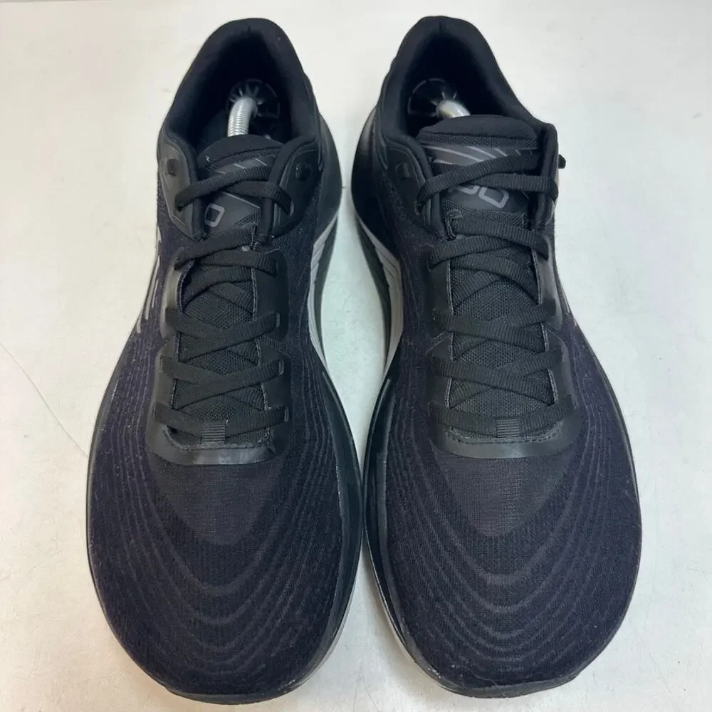 VERY GOOD Topo Men's Ultrafly 5 Running Walking Sneaker Black Charcoal Gray 12.5